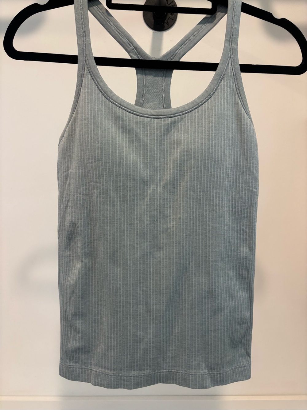 Lululemon Women’s Ribbed Racerback Tank Top — Light Blue